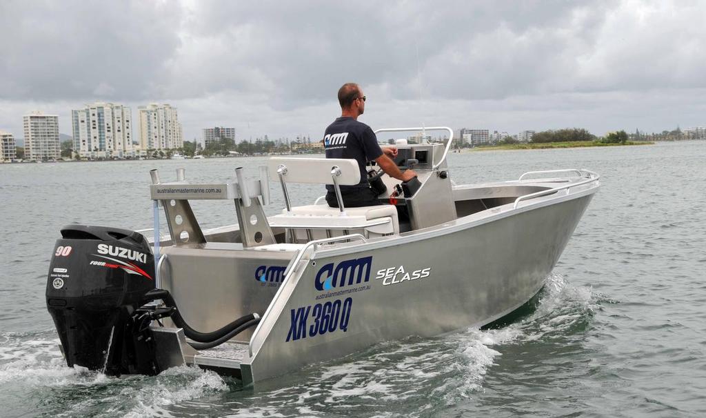 The first two of Australian Master Marine’s New Sea Class plate alloy centre consoles have successfully romped through their offshore sea trials © John Daffy